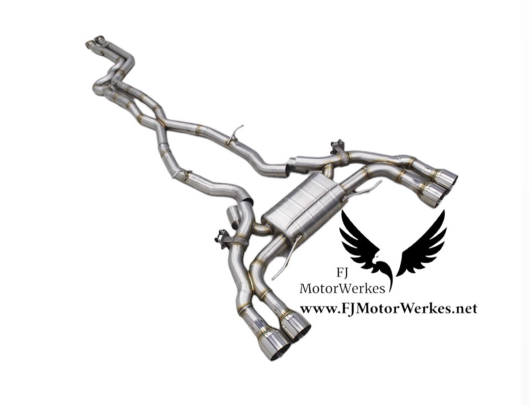 Bmw X3M X4M Full Catback Valved Exhaust Performance System inc Equal length Midpipe F97 F98