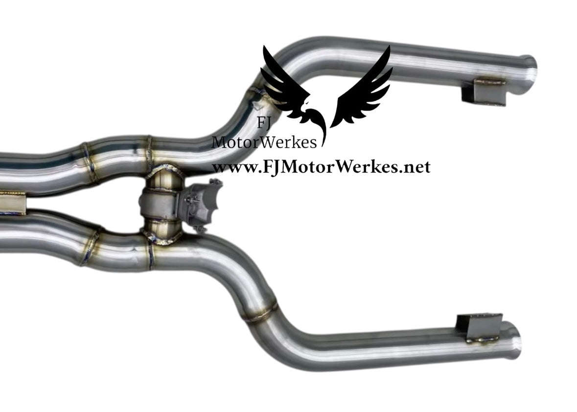 Mercedes Benz C63 C63S AMG W205 C205 4.0T 2015-2020 Valved Stainless Steel Catback Exhaust