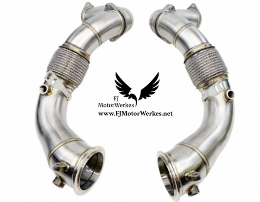 BMW M5 M8 F90 F92 F93 LCI inc CS Late 2021 + Decat Downpipe primary & secondary, OPF delete catless