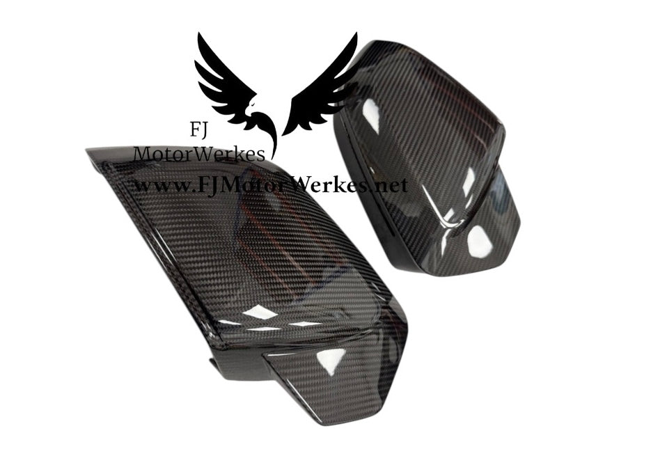 BMW M5 G90 G99 DRY CARBON FIBRE MIRROR CAPS + G60 G68 G70 G45 G48 RHD