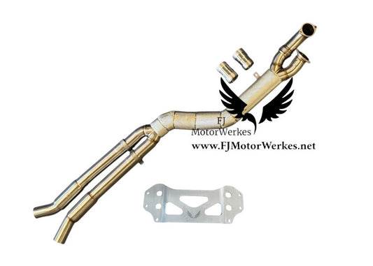 Bmw M2 M3 M4 HIGHFLOW 4” Single Midpipe Stainless Steel High Flow Inc Exhaust Brace G80 G81 G82 G83 G87