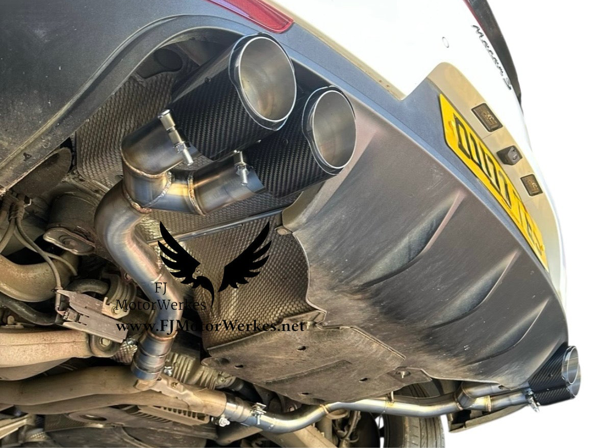 Porsche Macan S - Turbo - GTS 2.0/2.9/3.0 muffler delete slip on exhaust 2014 - 2017