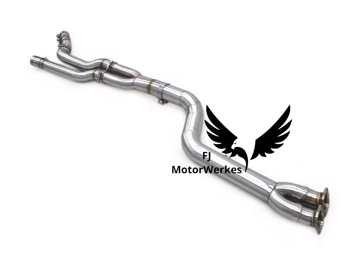 Bmw M2C M2 F87 COMP Single Midpipe catback Exhaust stainless steel S55