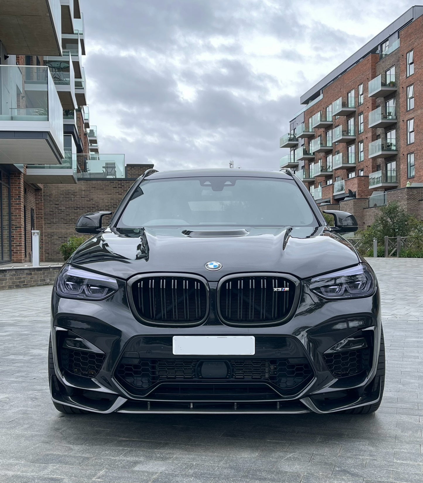 Bmw X3M X4M Carbon fibre Vader 3 Front splitter 2019-2024