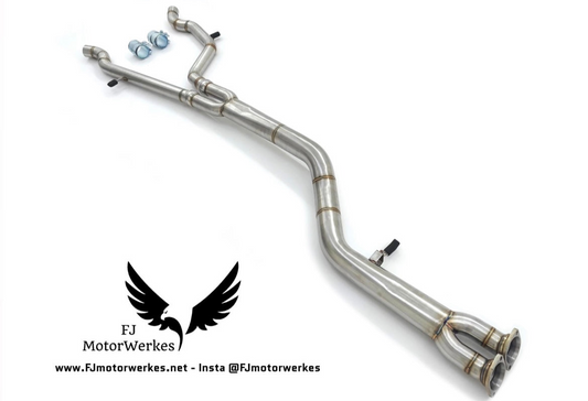 Bmw M3 M4 inc COMP Single Midpipe Catback Exhaust stainless steel F80 F82 F83