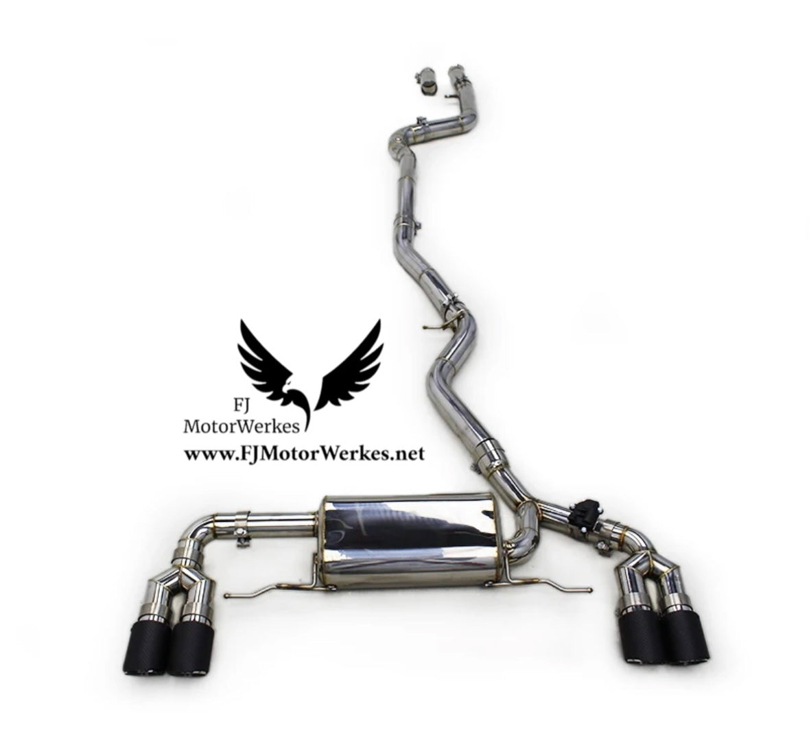 Bmw m340i m440i B58 2018-2025 40i M40i Full Catback Exhaust system inc Midpipe