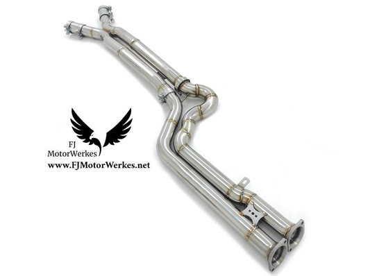 Bmw X3M  X4M Comp Stainless Steel EQUAL LENGTH MIDPIPE Pipe F97 F98 High Flow