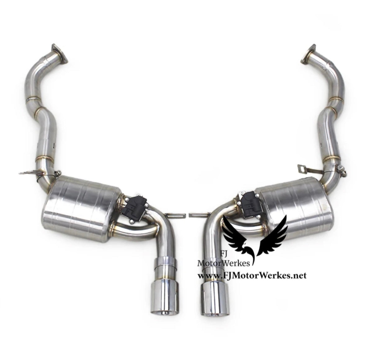 Porsche Boxster Cayman 987 987.2 Valved Exhaust Muffler System 2004-2012