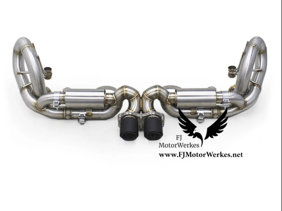 Porsche 911 991 GT2 GT3 GT3RS Valved cat-back exhaust system