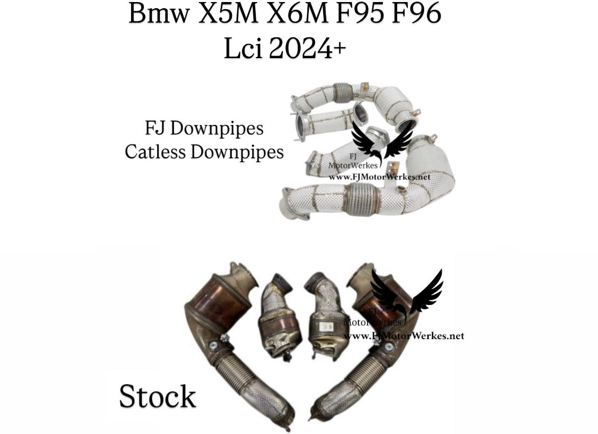 Bmw X7 M60i 2024+ S68 Decat Downpipes Primary & Secondary Catless
