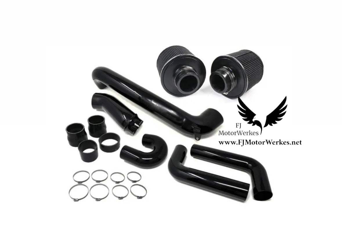 BMW M2 M3 M4 M5 M6 M8 X3M X4M X5M X6M B58 Front mount air intakes kit - Inc Rain covers