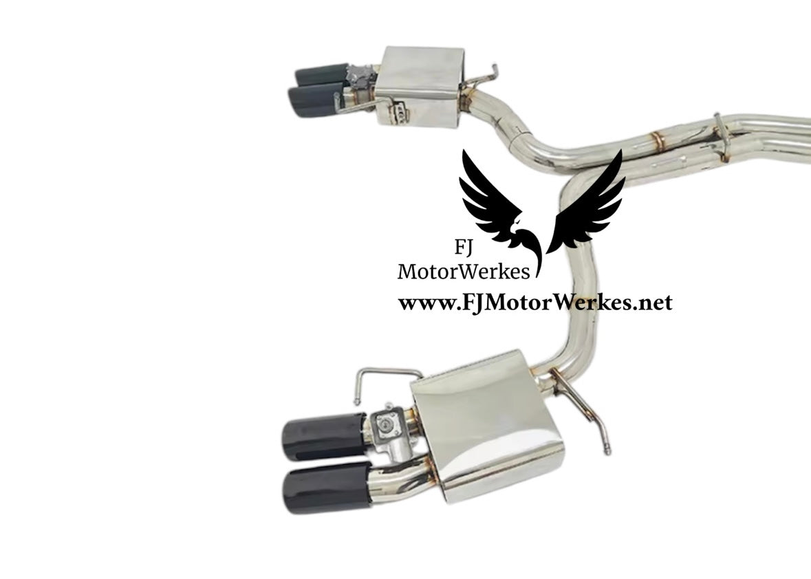 Audi S6 S7 Valved Muffler Valvetronic Catback Exhaust System 2019-2024