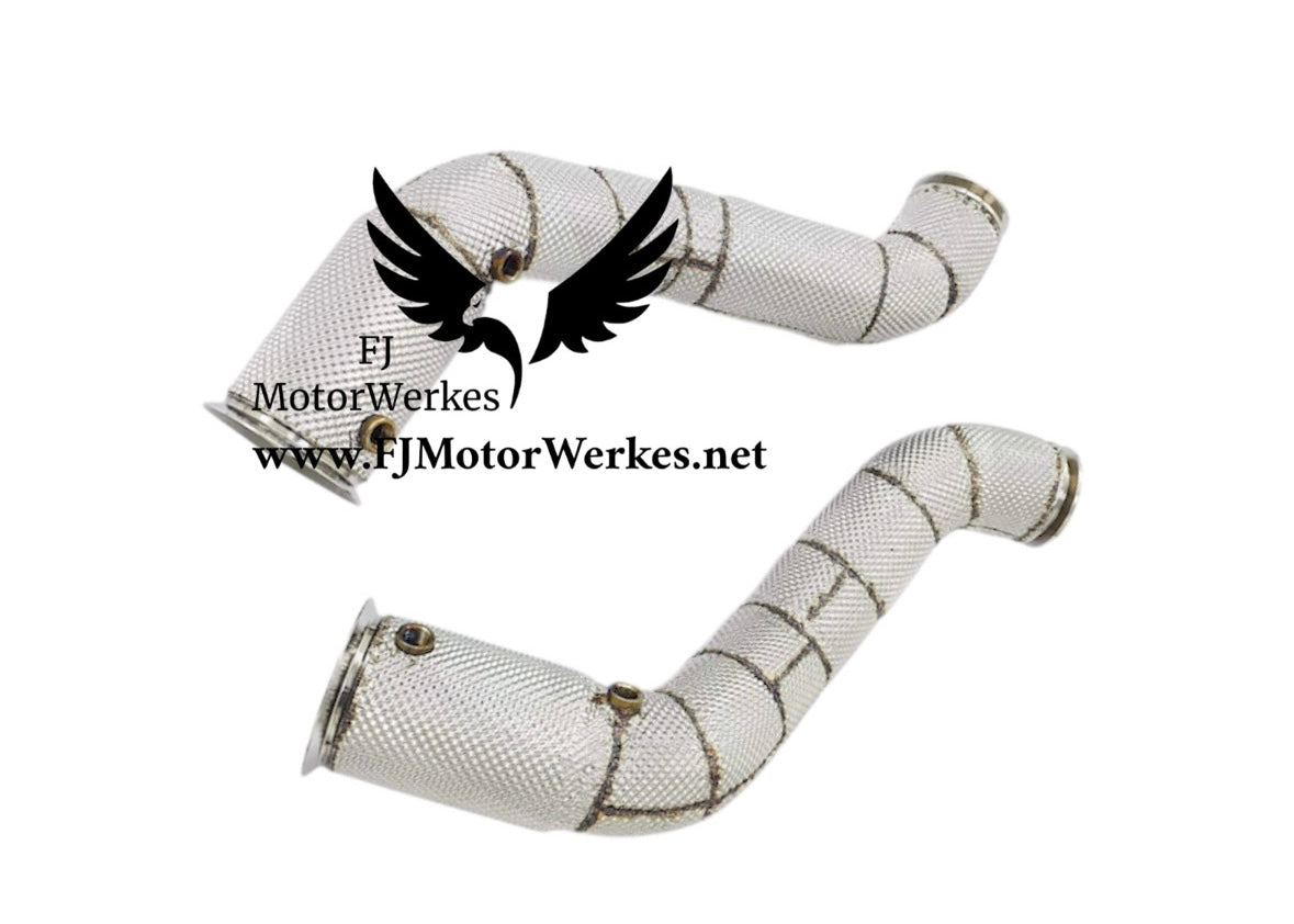 FJ Motorwerkes Stainless Steel Decat Downpipe McLaren GT / GTS M840T 2019+