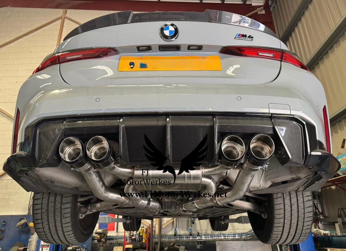 Bmw M3 M4 Full Catback exhaust system inc Single midpipe G80 G81 G82 G83