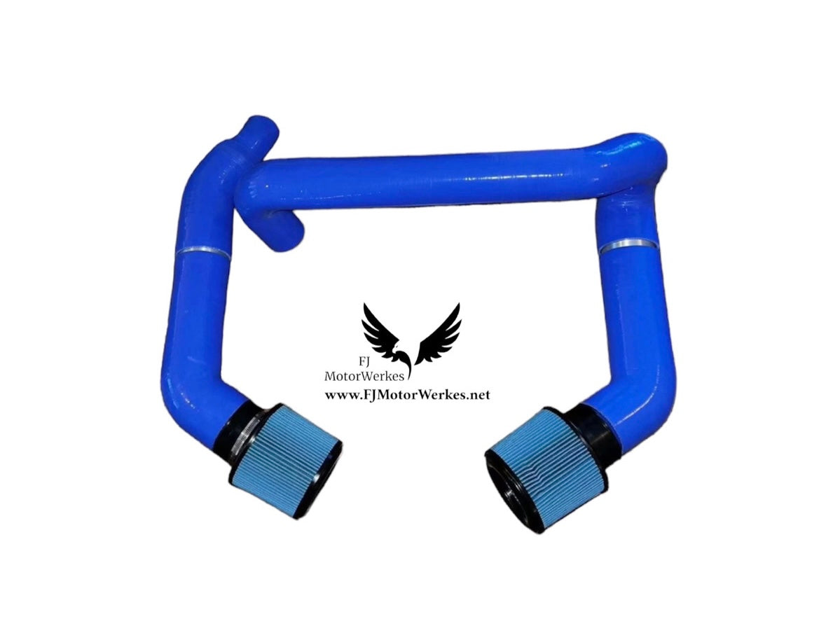 BMW M2 M3 M4 M5 M6 M8 X3M X4M X5M X6M B58 Front mount air intakes kit - Inc Rain covers
