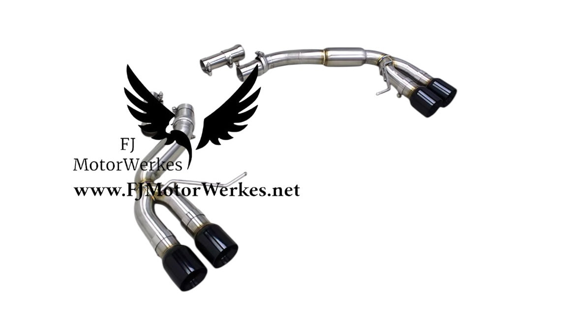 Porsche Macan S - Turbo - GTS 2.0T muffler delete slip on exhaust 2014 - 2017