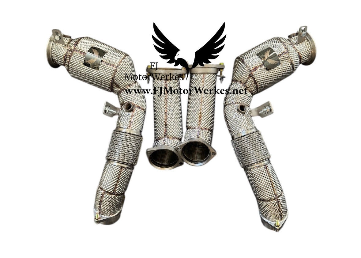 Bmw M5 G90 G99 Decat Downpipes Primary & Secondary Catless