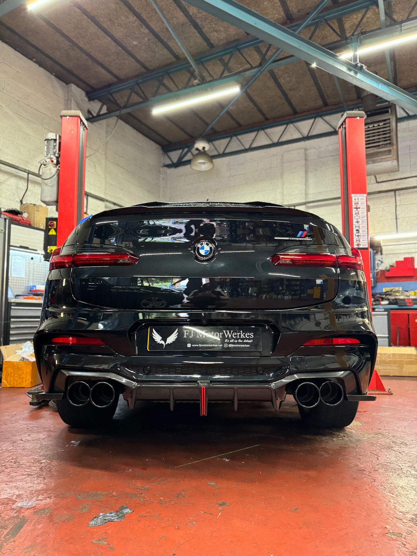 Bmw X3M X4M Vader F1 rear Carbon diffuser - 2 Styles 2019-2024