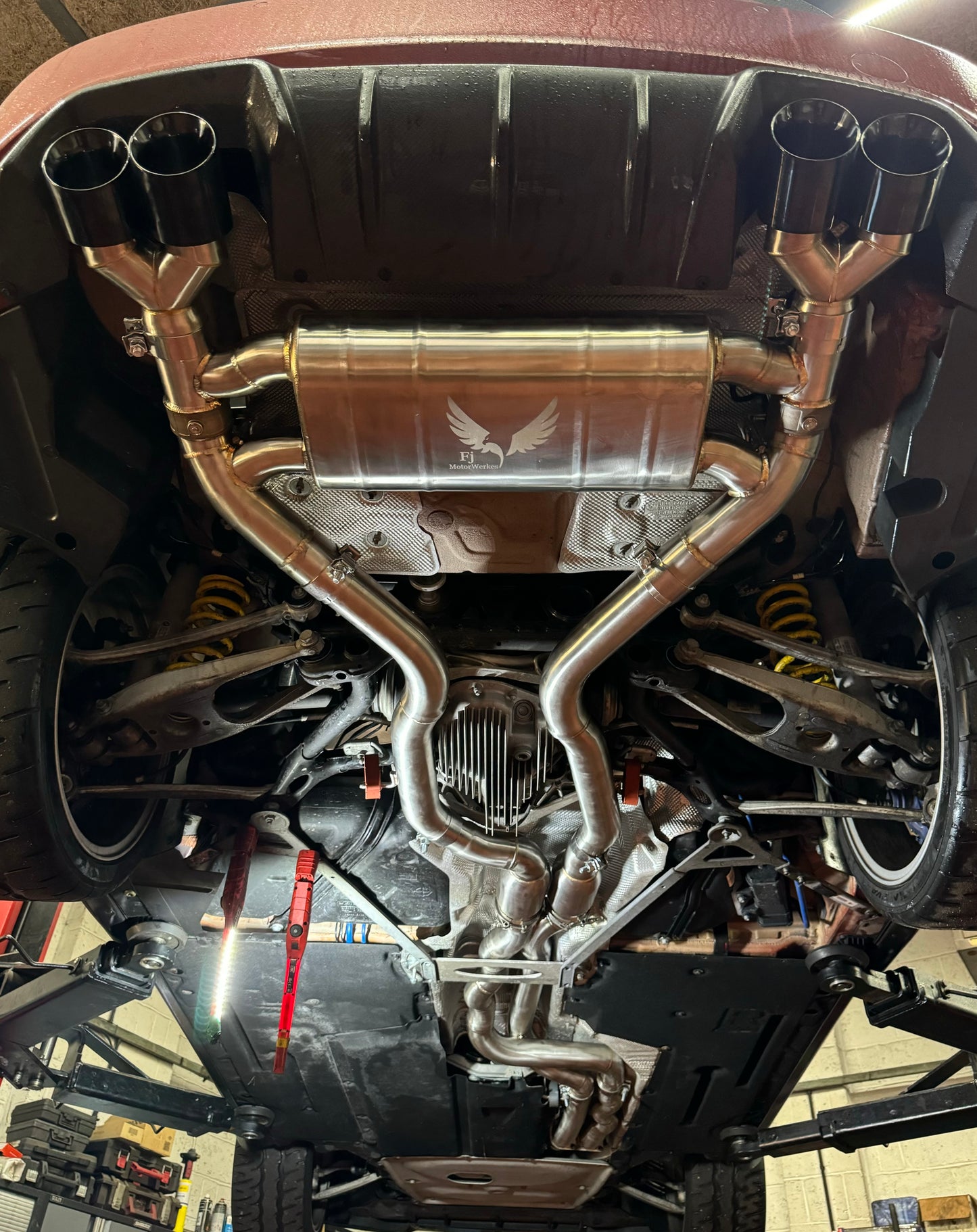 Bmw M2 Competition M2C F87 Valved Catback Exhaust System inc Equal length Midpipe