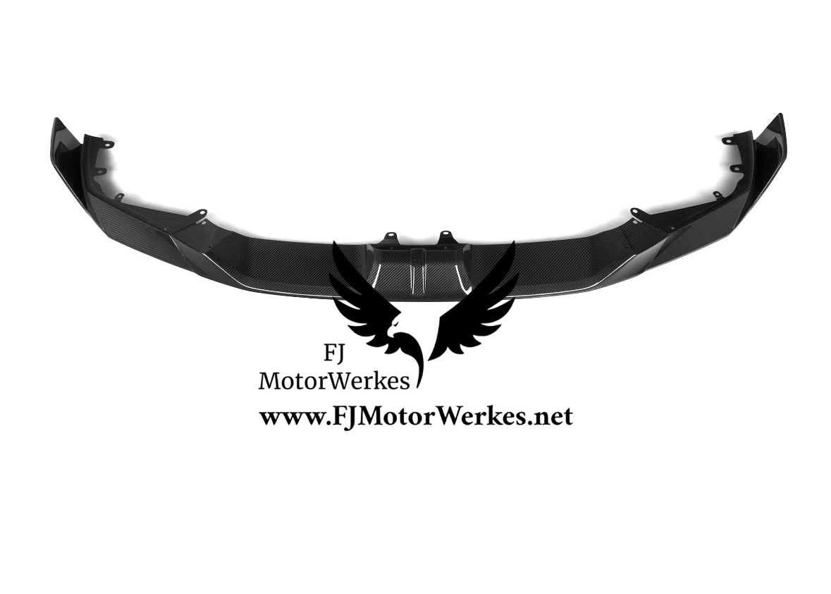 Bmw X6M F96 2023+ Carbon Fibre Sq Inspired Front Splitter Low Line Kit