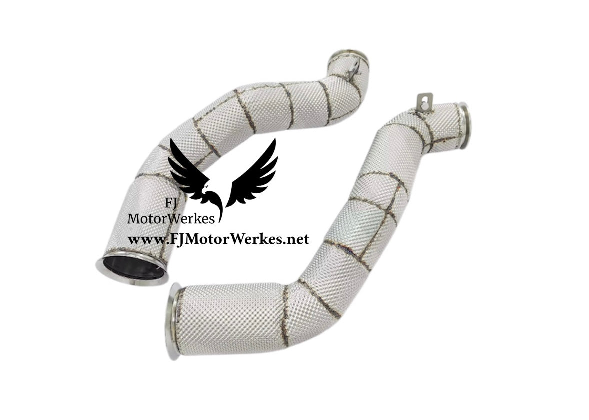 FJ Motorwerkes Stainless Steel Decat Downpipe McLaren GT / GTS M840T 2019+