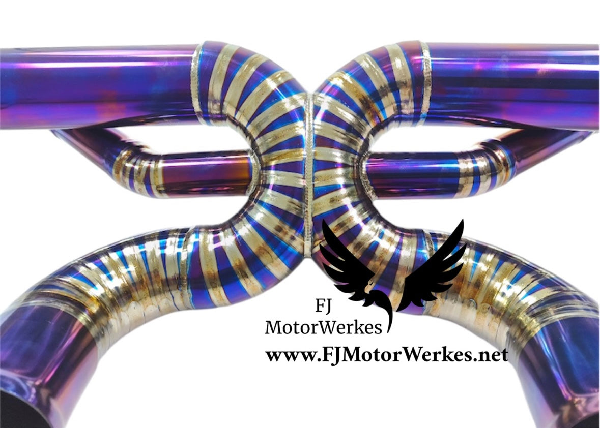 McLaren GT GTS 4.0T Valved System 2019+ FJ Motorwerkes Titanium Axleback Exhaust