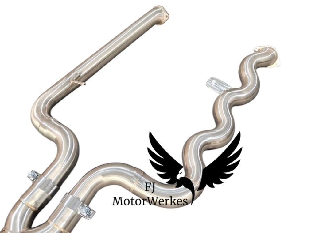 FJ MotorWerkes BMW X3M X4M LCI GEN2 Equal X Single Midpipe 4.5”
