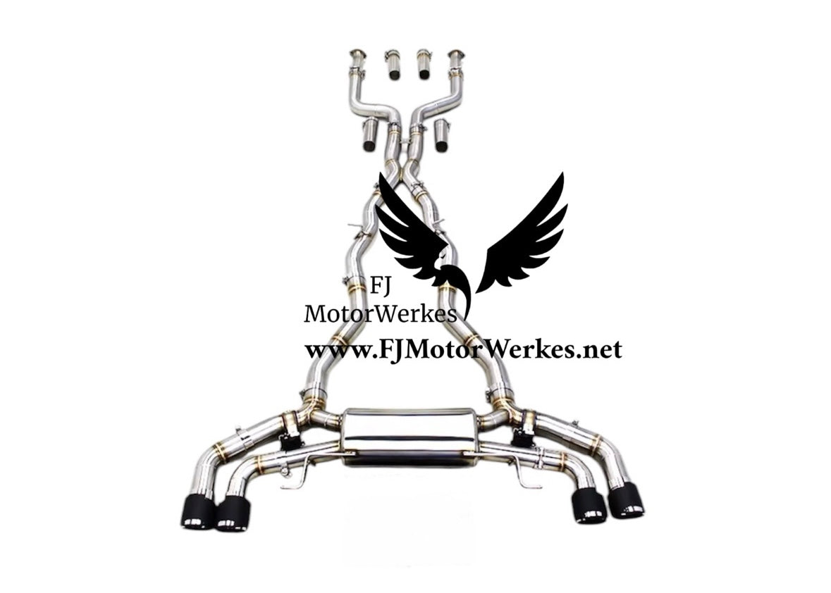 Bmw M8 F91 F92 F93 LCI Full Catback Exhaust system 2021+