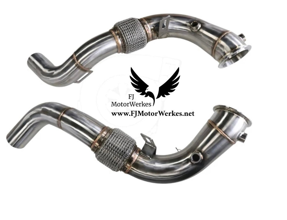 Fj Motorwerkes BMW X5M X6M F85 F86 Decat Downpipe S63 2014 – 2019