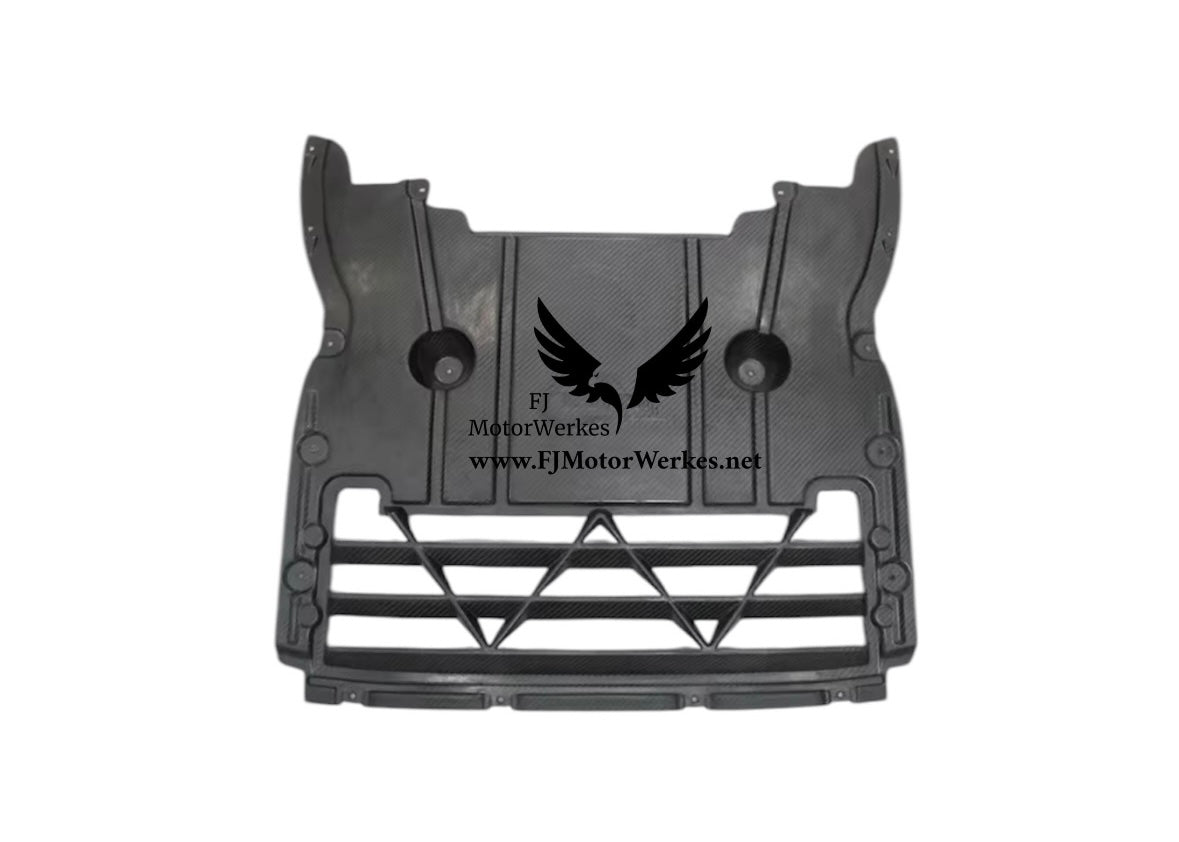Bmw X5M X6M Dry Carbon Fibre Oil Cooler Under-tray guard protector