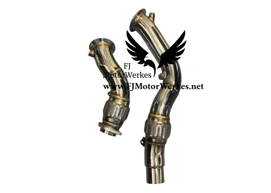 Bmw M2 M3 M4 Decat Downpipe F80 F82 F83 F87 S55 Stainless Steel