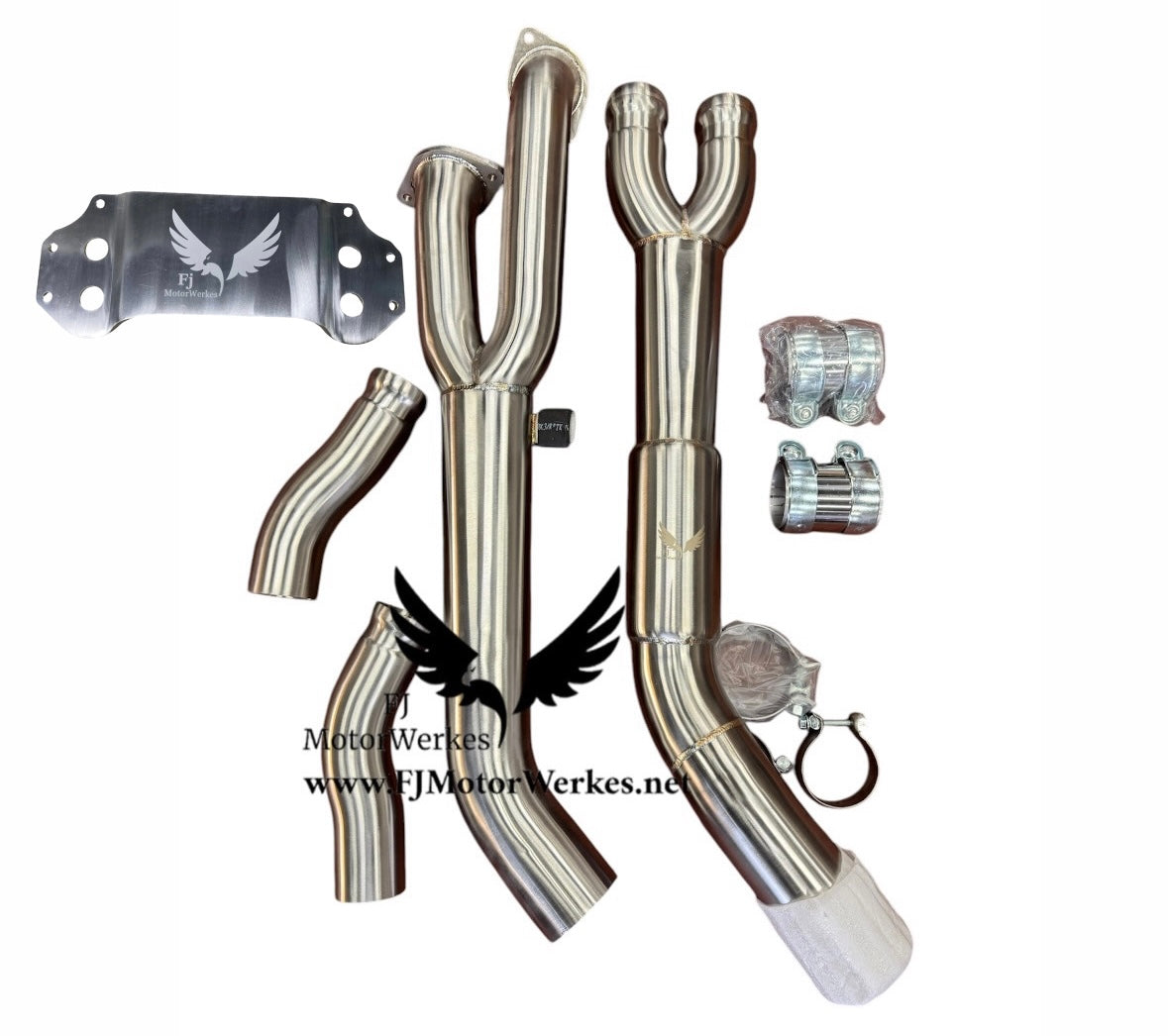 BMW M2 G87 Stainless Steel Single Midpipe exhaust - With Brace