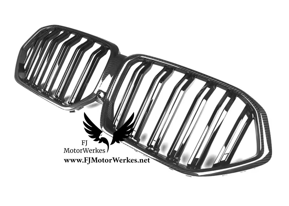 Bmw X5 X5M X6 X6M Carbon Fibre kidney grille - Double slats or Single