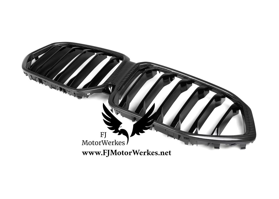 Bmw X5 X5M X6 X6M Carbon Fibre kidney grille - Double slats or Single