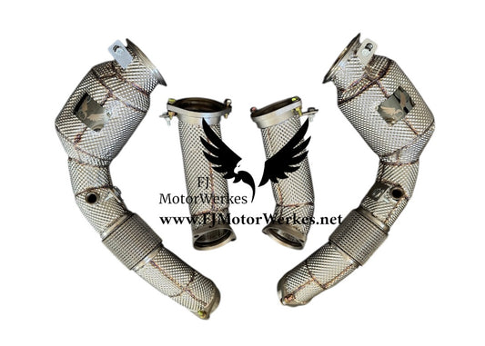 Bmw M5 G90 G99 Decat Downpipes Primary & Secondary Catless