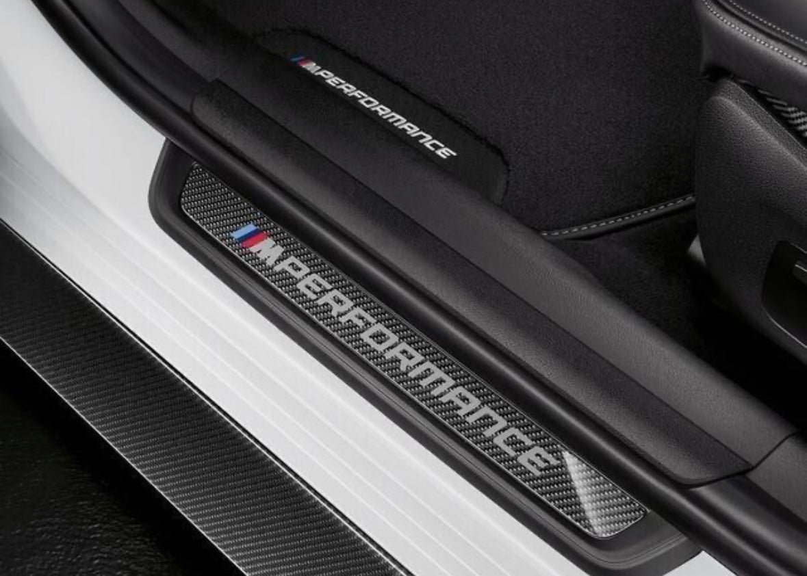 Genuine BMW M Performance Carbon Door Entrance Sill Trims M3 G80 G81 Set of 2