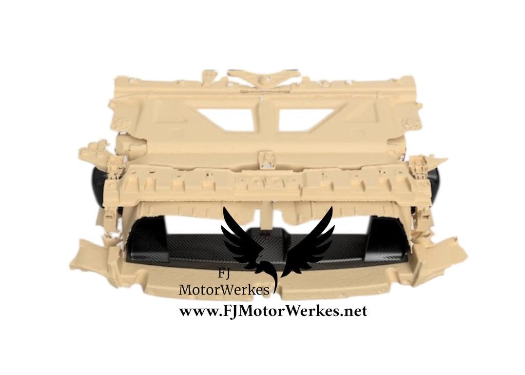 FJ MotorWerkes BMW M3 M4 Air Duct Intake Grill Scoops Carbon Fibre or Poly (G80 G81 G82 G83)