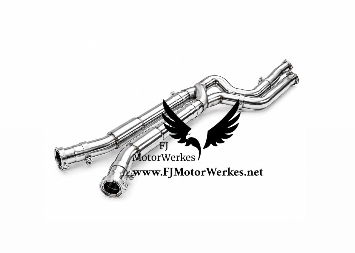 FJ MotorWerkes BMW M2 G87 - Equal Length Z Pipe Crossover Midpipe