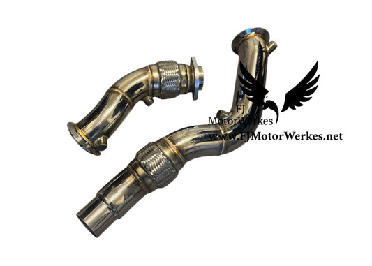 Bmw M2 M3 M4 Decat Downpipe F80 F82 F83 F87 S55 Stainless Steel