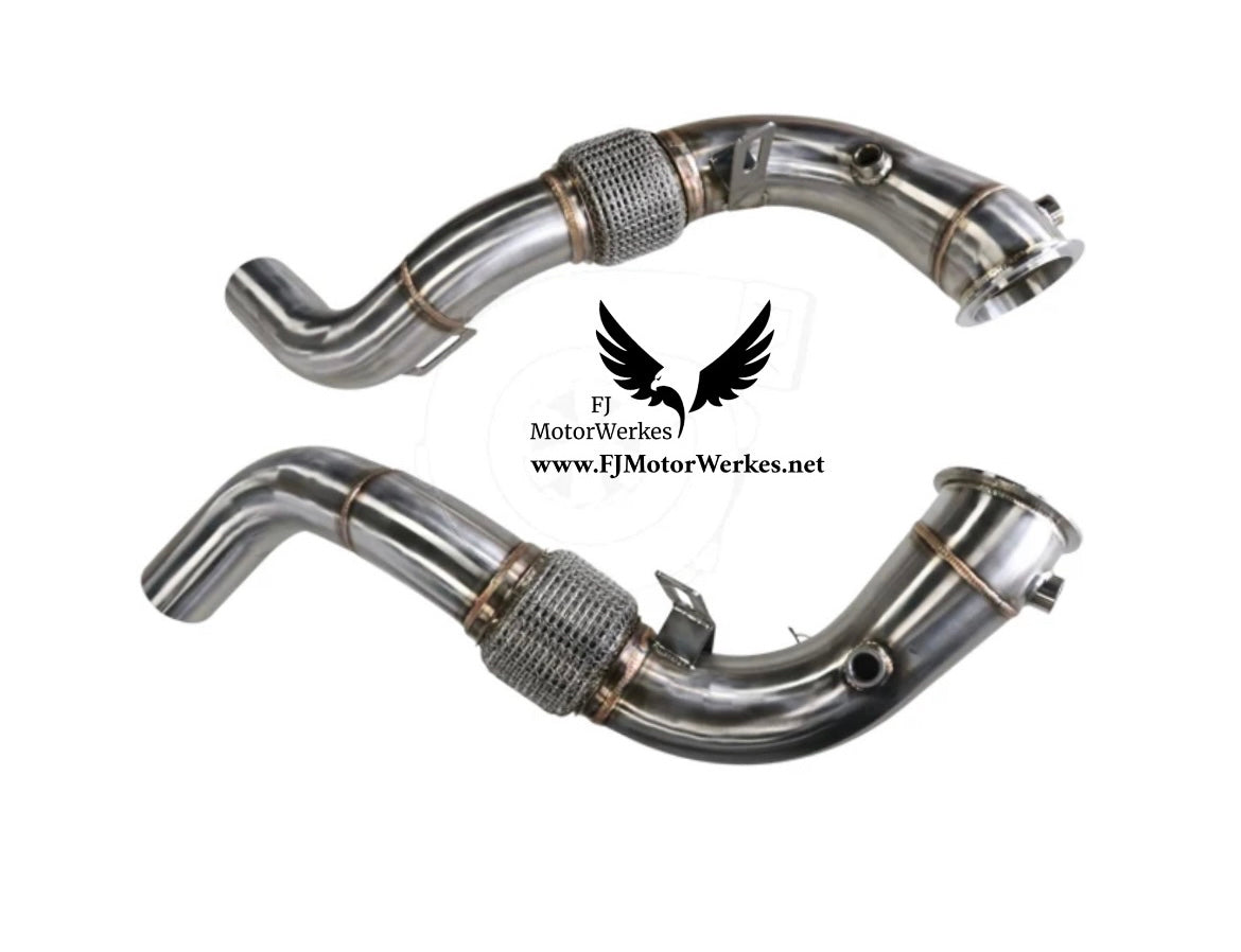 Fj Motorwerkes BMW X5M X6M F85 F86 Decat Downpipe S63 2014 – 2019