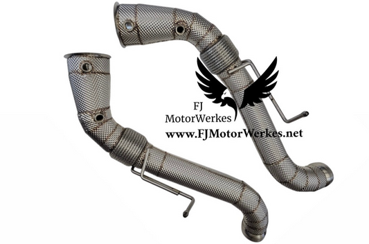 Mclaren 540C 570S 570GT 600LT Decat downpipes stainless steel