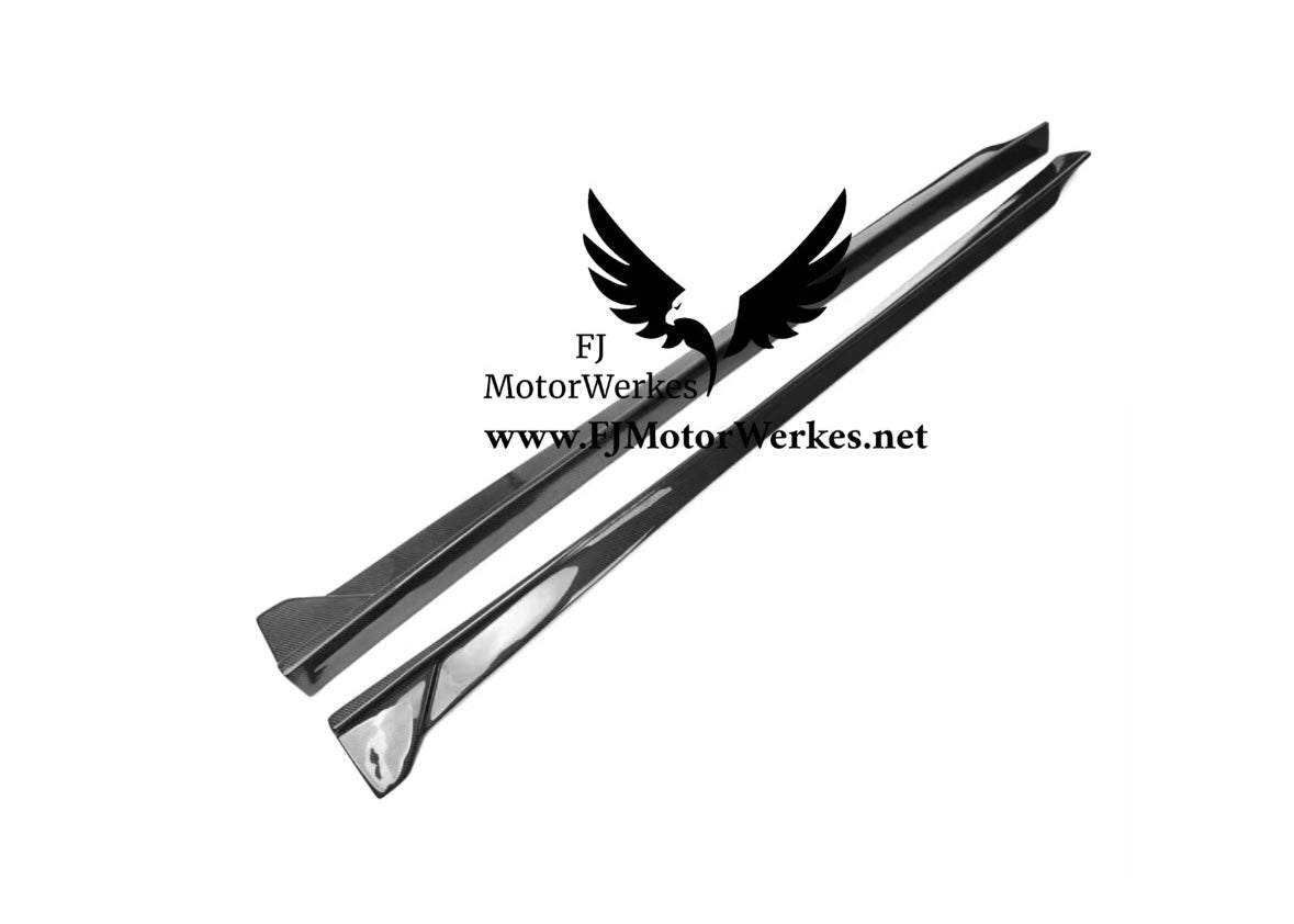 Bmw X5M F95 Carbon Fibre Side Skirts Pre Lci