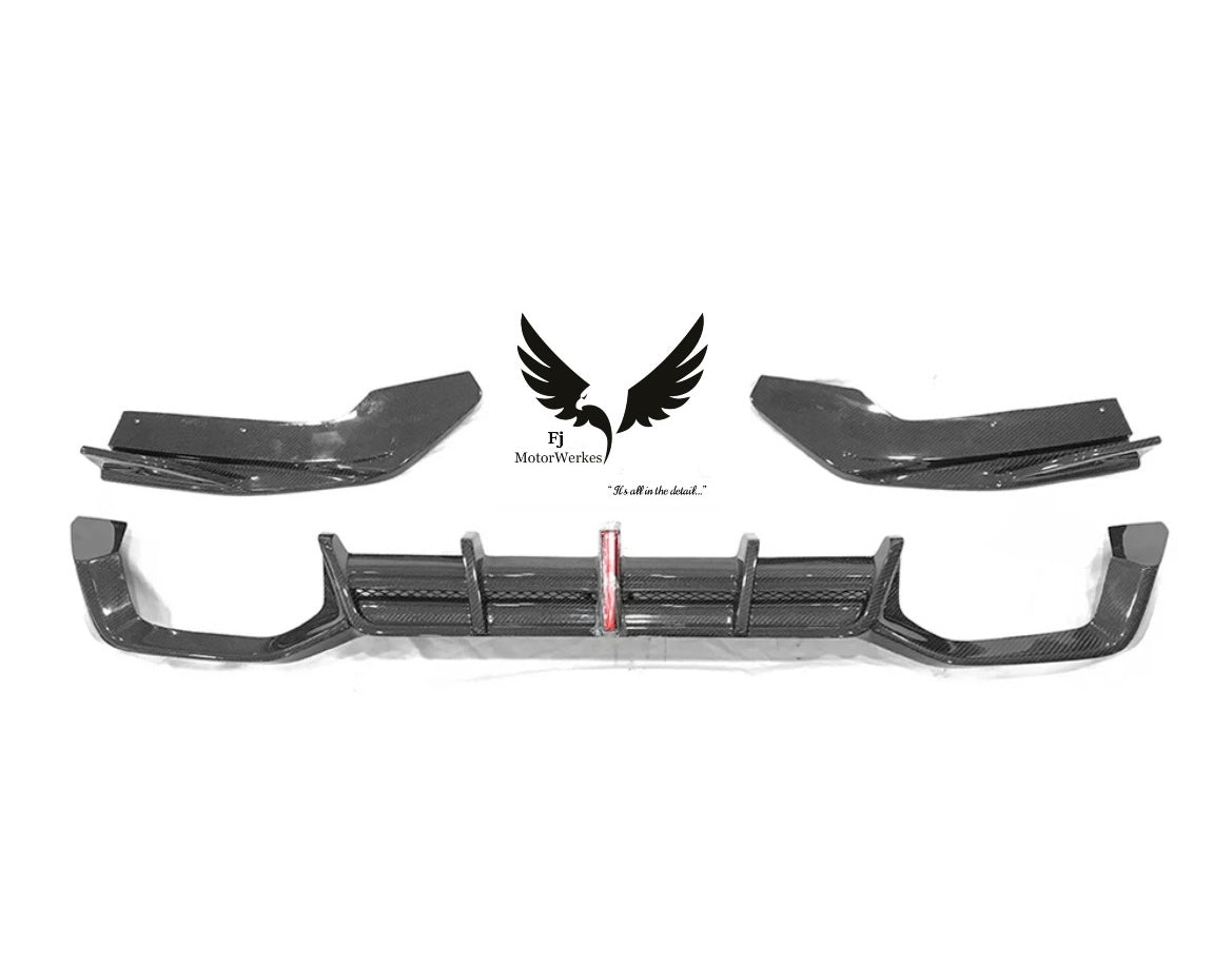 Bmw X3M X4M Vader F1 rear Carbon diffuser - 2 Styles 2019-2024