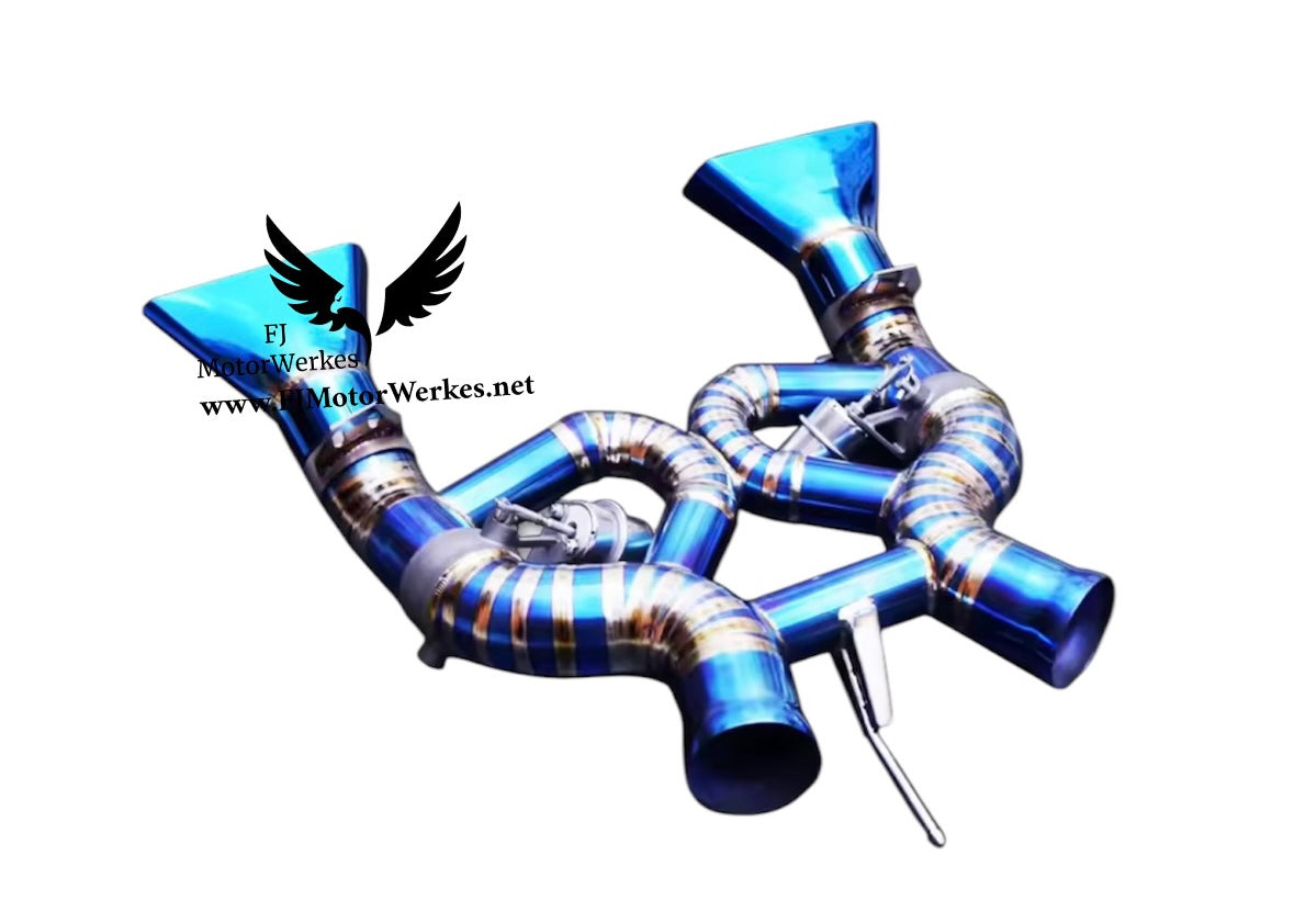 McLaren MP4-12C 3.8T Valved System 2012–2014 FJ Motorwerkes Titanium Performance Exhaust