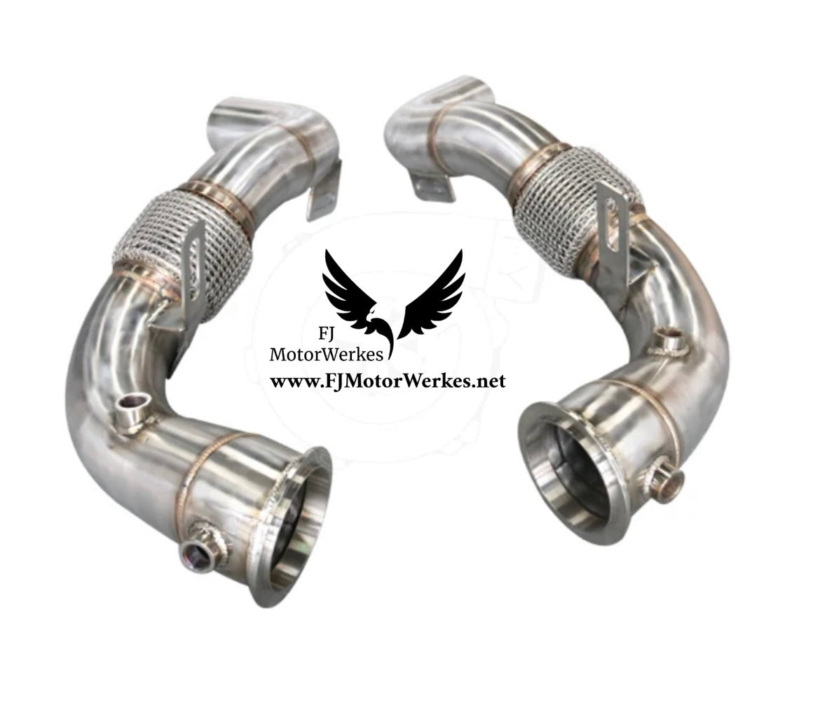 Fj Motorwerkes BMW X5M X6M F85 F86 Decat Downpipe S63 2014 – 2019