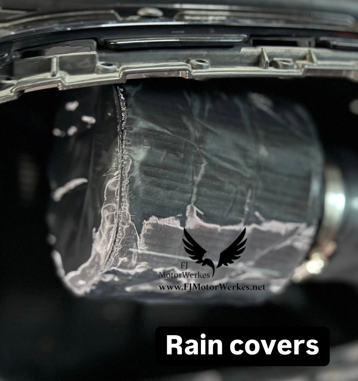 BMW M2 M3 M4 M5 M6 M8 X3M X4M X5M X6M + B58 Front Mount Air Intakes kit - Inc Rain covers (Silicone)