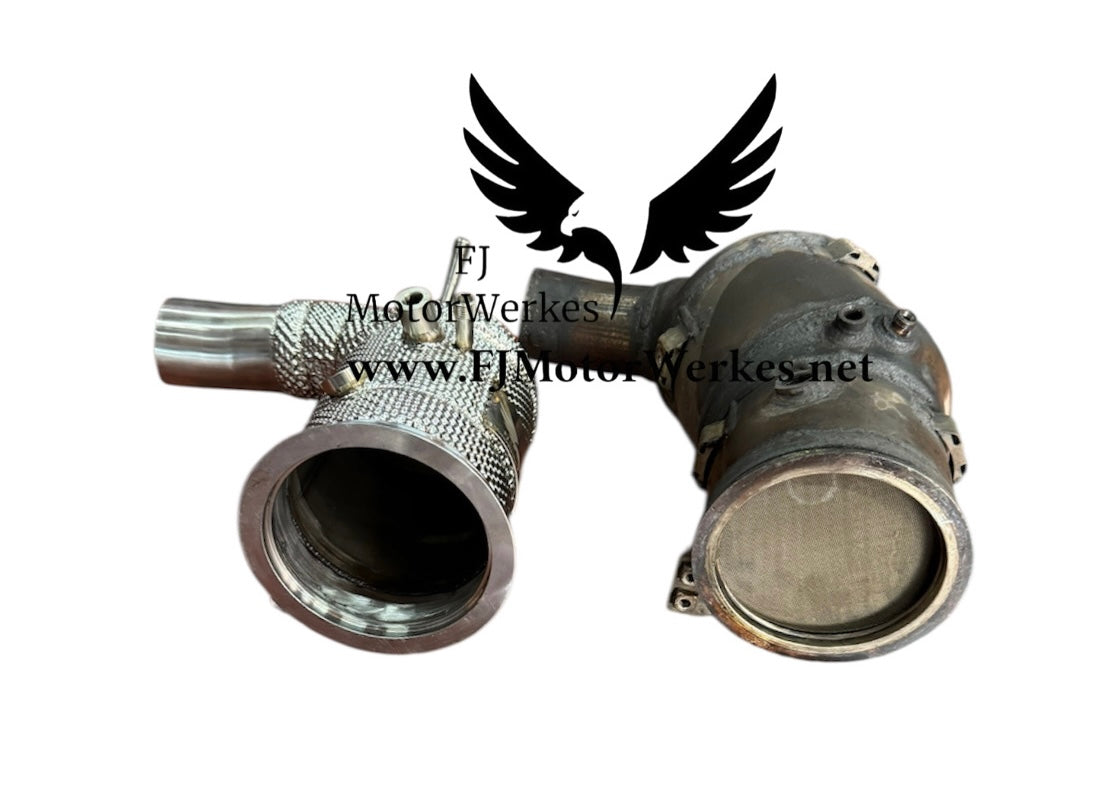 Porsche 911 3.0 992 Carrera/S Targa/S GTS 4s Decat or Sport Cat Downpipes opf delete -