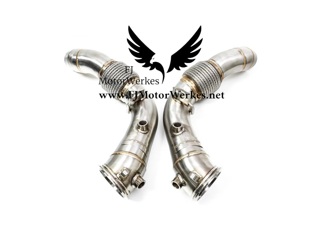 BMW F10 M5 M6 F12/F13 M6 (S63) Decat Downpipes catless
