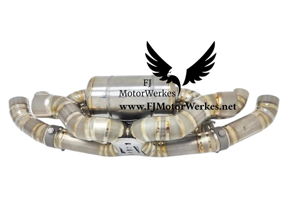 Porsche 911 992 carrera S Targa S GTS 4S Titanium valved Catback performance muffler exhaust system 2019+