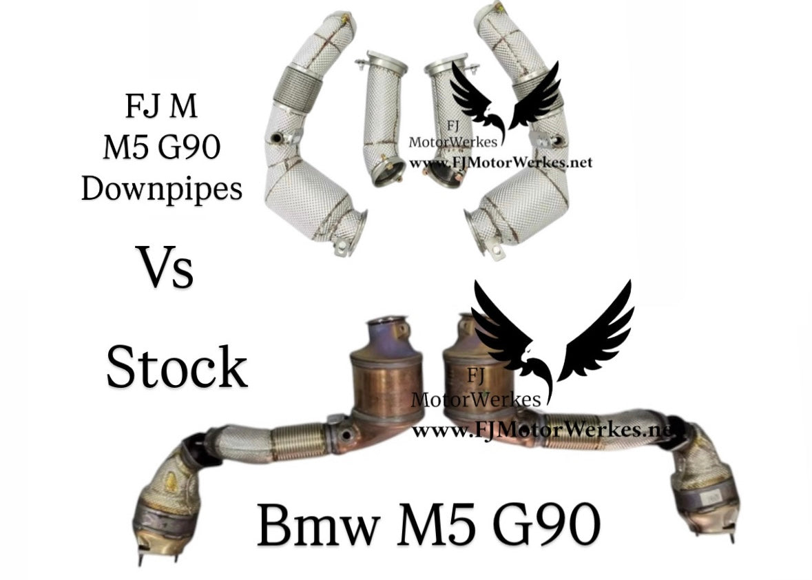 Bmw M5 G90 G99 Decat Downpipes Primary & Secondary Catless